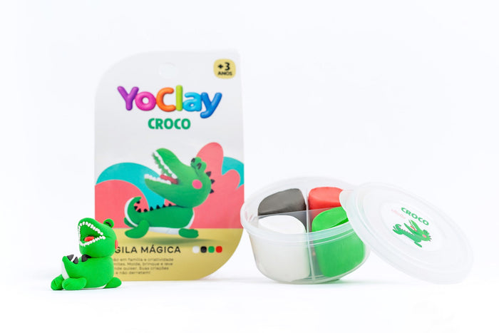 YoClay Pocket para Moldar - Croco