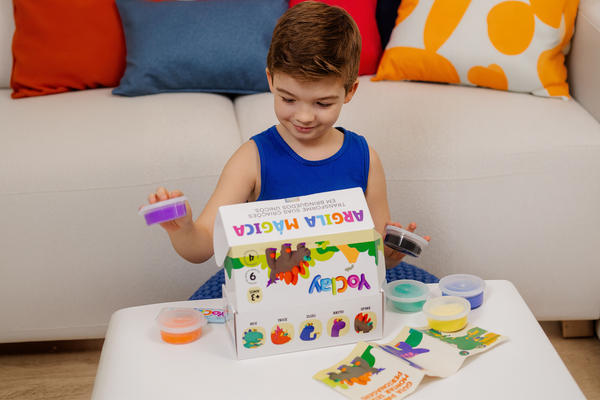 Yoclay Box 9 Cores - Coleção Dinossauros