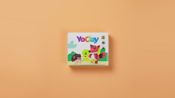 Yoclay Box 18 Cores - Coleção Bichos