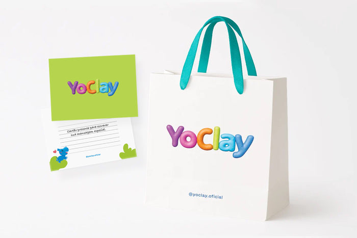 Bag Yoclay + cartao de mensagem
