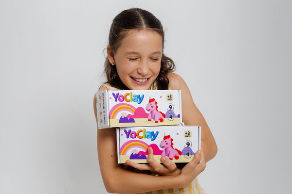 Yoclay Box 9 Cores - Coleção Unicórnios